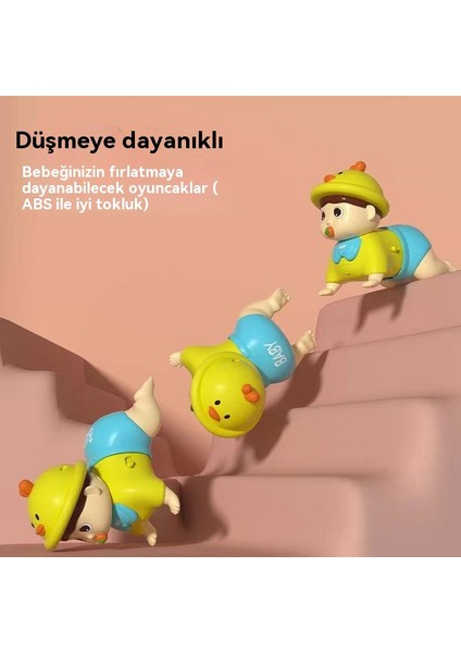 Çocuk Head Up Eğitim Oyuncak 6 Ay Müzik 1 Yaşındaki Bulmaca Elektrikli Emekleme Öğrenme Emekleme Rehberliği (Yurt Dışından)
