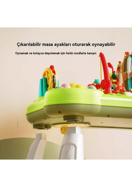 Oyun Masası, Çok Fonksiyonlu Ler, Yoğun Erken Çocukluk Eğitim ve Öğrenme Masası, Yapboz Oyuncakları 0-1 Yaş (Yurt Dışından)