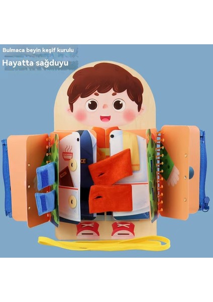 Yeni Çok Katmanlı Erken Eğitim Oyuncakları Için Meşgul Tahtası Bulmaca Erken Eğitim Leri Kızlar Için Meşgul Kitapları Giydirme (Yurt Dışından) fırsatları
