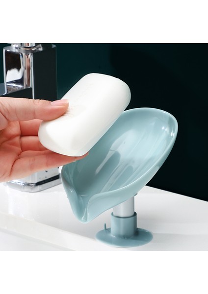 Yeşil Stil Yeni Banyo Sabun Kutusu Plastik Sabun Kutusu Dağıtıcı Sabun Rafı (Yurt Dışından)