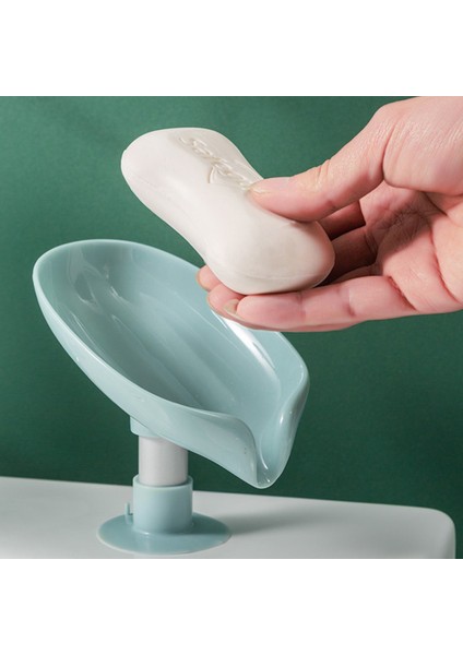 Yeşil Stil Yeni Banyo Sabun Kutusu Plastik Sabun Kutusu Dağıtıcı Sabun Rafı (Yurt Dışından)