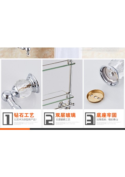 Koyu Gri Tarzı Antika Kristal Katı Pirinç Banyo Donanım Setleri Krom Gümüş Banyo Aksesuarları Elektrokaplama Havlu Askılık Tuvalet Fırça Tutucu (Yurt Dışından) indirimleri