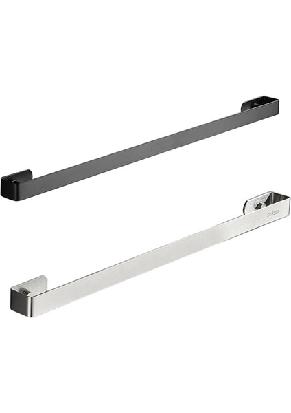 SIYAH-50CM Tarzı Paslanmaz Çelik Duvara Monte Tuvalet Havlu Askısı Tutucu Banyo Havlu Askısı Rafı 11UA (Yurt Dışından) fiyatları