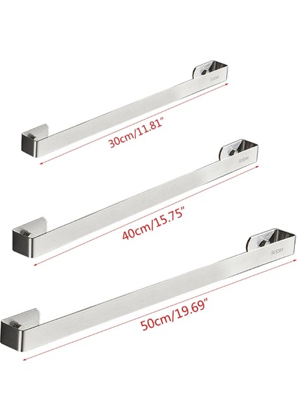 SIYAH-50CM Tarzı Paslanmaz Çelik Duvara Monte Tuvalet Havlu Askısı Tutucu Banyo Havlu Askısı Rafı 11UA (Yurt Dışından) fırsatları