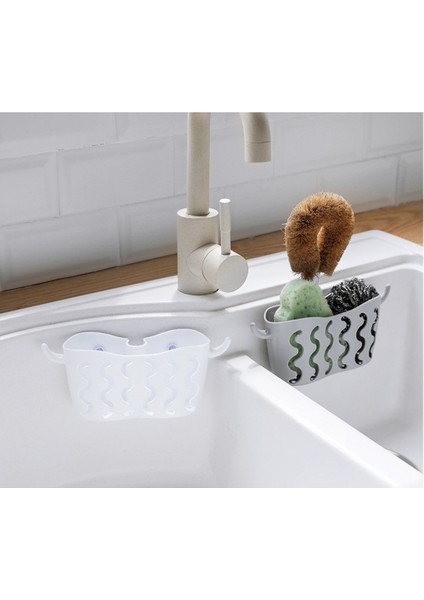 Bej Tarzı Banyo Raf Düzenleyici Mutfak Lavabo Duvar Emme Köşe Depolama Tutucu Raflar Deliksiz Süzgeç Depolama Tutucu Sepet 1 Adet (Yurt Dışından) modelleri