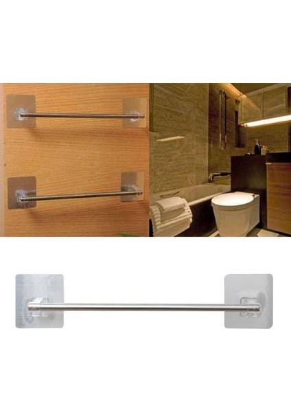 Paslanmaz Çelik Banyo Havlu Askısı Duvara Monte Askı Tek Çubuk Havlu Rafı U4LA (Yurt Dışından) modelleri