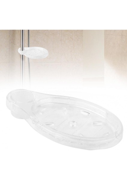 Şeffaf Yuvarlak Akrilik Sabunluk Tabak Raf Duş Depolama Desteği Sızdırmazlık Delik Sabun Kutusu Tepsi Tutucu 2.5 cm Kaldırma Çubuğu Için (Yurt Dışından) fiyatları
