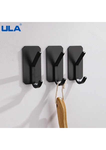 A62314 Stili Ula Siyah Havlu Askı Rafı Banyo Bornoz Askıları Duvar Askısı Elbise Şapka Ceket Çanta Metal Mutfak Rafı Banyo Aksesuarları (Yurt Dışından) fiyatları
