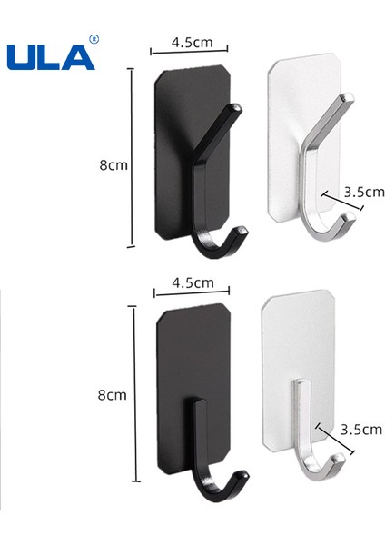 A62314 Stili Ula Siyah Havlu Askı Rafı Banyo Bornoz Askıları Duvar Askısı Elbise Şapka Ceket Çanta Metal Mutfak Rafı Banyo Aksesuarları (Yurt Dışından) fırsatları