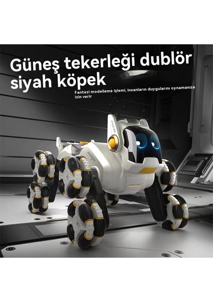 Uzaktan Kumandalı Ay Keşif Köpeği Gündüz Tekerleği Dublör Sürüklenme Köpeği Akıllı Makine Köpek Teknolojisi Robot Oyuncak (Yurt Dışından)