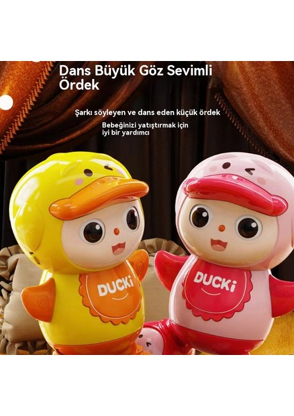 48 Yeni Dans Şarkısı, Sevimli Ördek ve Şarkı Söyleyen Elektrikli Robot, Sevimli ve Eğlenceli Çocuk Oyuncakları (Yurt Dışından)