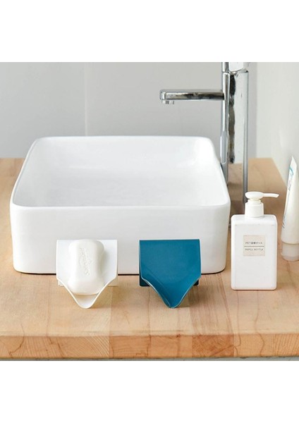 No.4 Tarzı Yeni Sabun Tutucu Drenajlı Banyo Mutfak Duvara Monte Bantlı Sabun Rafı Stand Depolama Drenaj Raf Lavabo Rafı Mutfak Aksesuarları (Yurt Dışından) modelleri