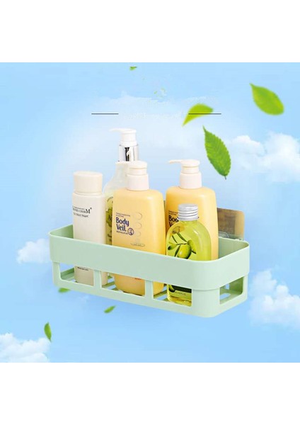 Yeşil Stil 1 Adet Ev Banyo Köşe Rafı Şampuan Rafı Mutfak Depolama Rafı Dağınıklığı Duş Depolama Rafı Duvara Monte Banyo Rafı Alan Tasarrufu (Yurt Dışından) fırsatları