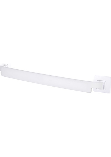 Beyaz Stil Duvara Monte Havlu Askısı Ücretsiz Delme Tuvalet Tutucu Banyo Emme Kancası Havlu Askısı Banyo Rafı Banyo Aksesuarları (Yurt Dışından)