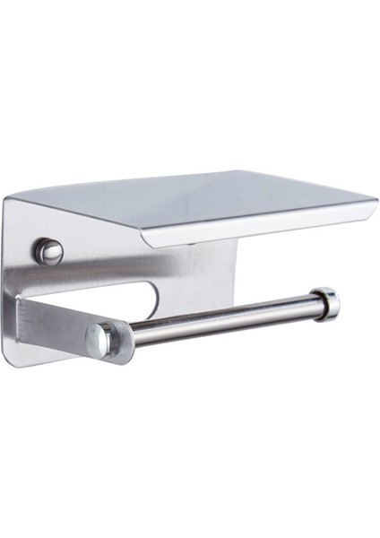 B Tarzı Tuvalet Wc Kağıt Tutucu Cep Telefonu Rafı Havlu Askısı Banyo Aksesuarları Kağıt Tutucu (Yurt Dışından)