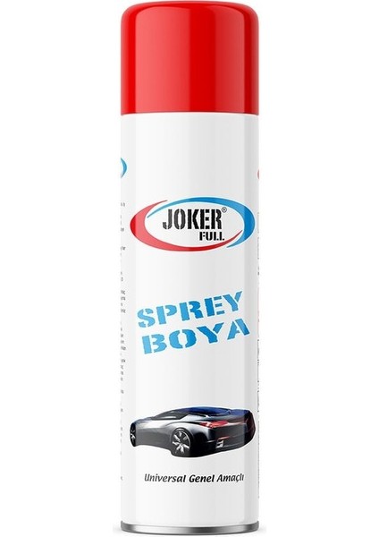 Sprey Boya Kırmızı Renk 200ML