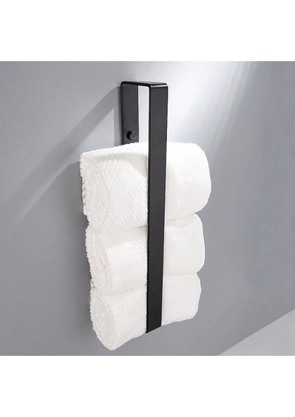 L Tarzı Siyah Banyo Havlu Tutucu Raf Yapışkan Matkap Gerektirmez Mutfak El Havlusu Askılık Ayakkabı Depolama Rafı Banyo Aksesuarları (Yurt Dışından) indirimleri