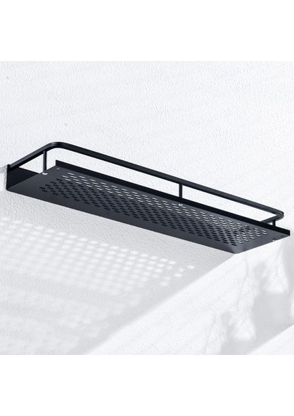 B Tarzı Duvara Monte Edilebilir Alüminyum Depolama Rafı Deliksiz Banyo Mutfak Rafı Depolama Organizatörü Şampuan Duş Jeli Tutucu (Yurt Dışından) indirimleri