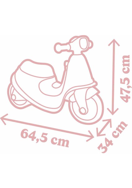 Pembe Bingit Scooter