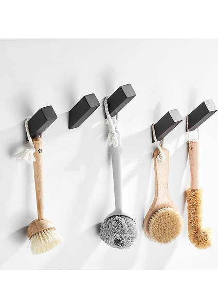 Siyah-3 Tarzı Duvara Monte Siyah Havlu Askısı Paslanmaz Çelik Siyah Bornoz Askısı, Banyo, Oturma Odası ve Otel Için Uygun (Yurt Dışından) modelleri