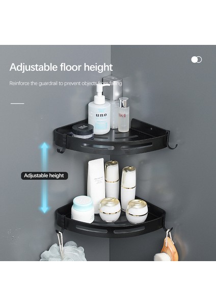 Gümüş X2 Stili Duvara Monte Banyo Rafı Üçgen Havlu Organizatör Depolama Askı Tutucu Tuvalet Şampuan Banyo Aksesuarları (Yurt Dışından) indirimleri