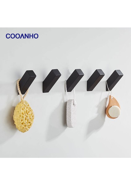 Siyah-2 Tarzı Duvara Monte Siyah Havlu Askısı Paslanmaz Çelik Siyah Bornoz Askısı, Banyo, Oturma Odası ve Otel Için Uygun (Yurt Dışından) fiyatları