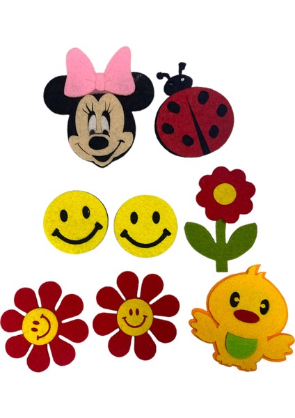 Keçe Figürler 8 Li ( 5 - 9 cm )