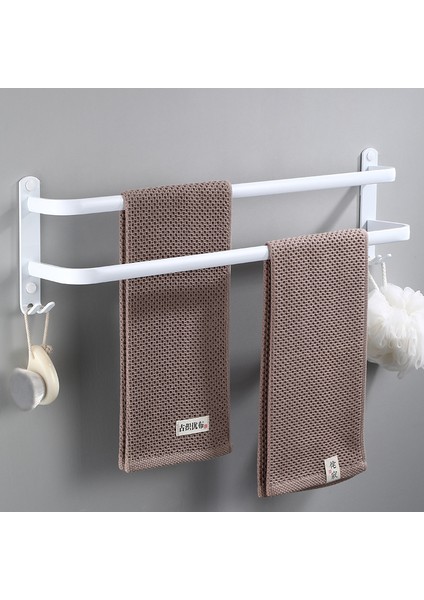 TEK-30CM Tarzı Duvara Monte Havlu Askılığı Havlu Rafı Banyo Alanı Alüminyum Moda Beyaz Havlu Askısı Mat Beyaz Havlu Tutucu (Yurt Dışından) fiyatları