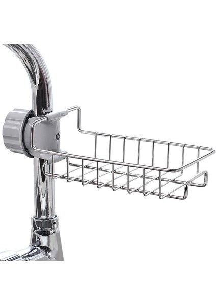 Şerit Tarzı Paslanmaz Çelik Lavabo Asma Depolama Rafı Tutucu Musluk Klipsi Banyo Mutfak Bulaşık Bezi Klips Rafı Süzgeç Kurutma Havlu Düzenleyici (Yurt Dışından)