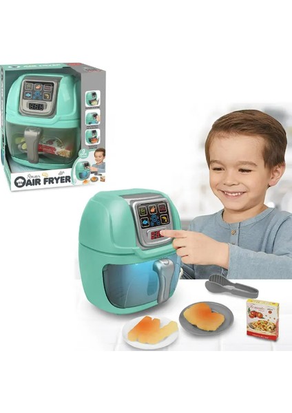 Asya Oyuncak 1017 Pilli Airfryer Oyuncak 9 Parça