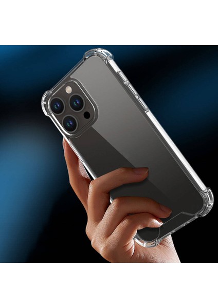 Redmi Note 10S Köşe Korumalı Şeffaf Jelly Premium Silikon Kılıf
