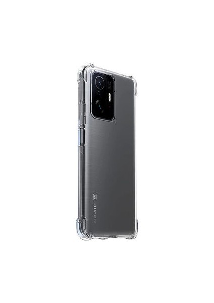 Xiaomi Mi 11T 5g Köşe Korumalı Şeffaf Jelly Premium Silikon Kılıf