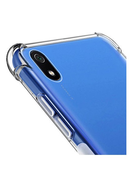 Redmi 7A Köşe Korumalı Şeffaf Jelly Premium Silikon Kılıf