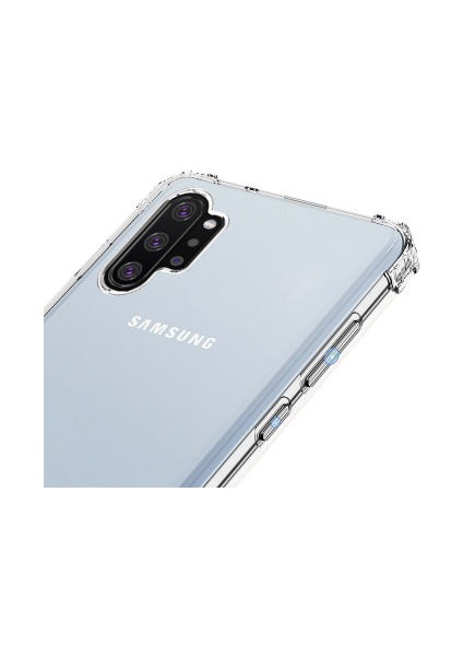 Samsung Galaxy Note 10 Plus Köşe Korumalı Şeffaf Jelly Premium Silikon Kılıf