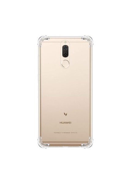 Huawei Mate 10 Lite Köşe Korumalı Şeffaf Jelly Premium Silikon Kılıf