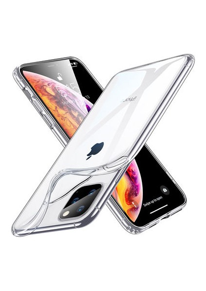 iPhone 11 Pro Kılıf Şeffaf Köşe Korumalı Jellix Premium Şık Silikon Case Cover