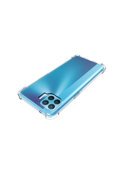 Oppo Reno 4 Lite Köşe Korumalı Şeffaf Jelly Premium Silikon Kılıf