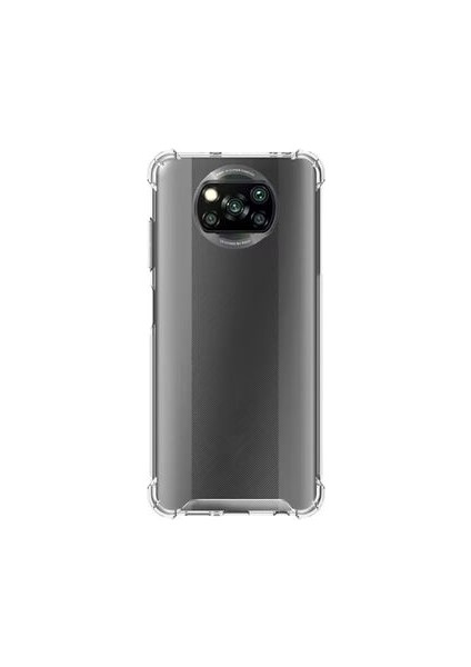 Poco X3 Pro Köşe Korumalı Şeffaf Jelly Premium Silikon Kılıf