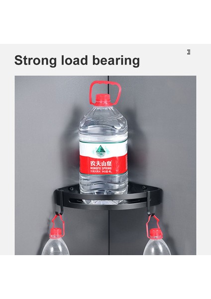 Ab X2 Stili Duvar-Delme Duş Depolama Rafı Tutucu Organizer Tuvalet Makyaj Lavabo Mutfak Aksesuarı ile Askılı Banyo Metal Raf (Yurt Dışından) fırsatları