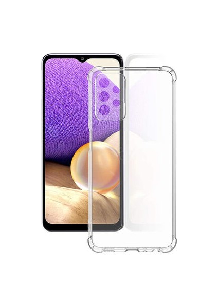 Samsung Galaxy A73 Kamera Korumalı Şeffaf Jelly Premium Silikon Kılıf