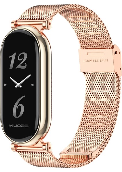 Xiaomi Mi Band 8 İçin Gt4 Milan Toka Metal Kayış (Yurt Dışından)