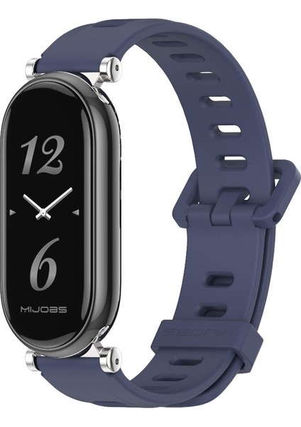 Xiaomi Mi Band 8 İçin Gt4 Düz Delikli Silikon Kayış (Yurt Dışından)