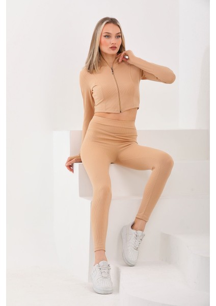 Tayt-Uzun Kol Fermuarlı Takım modelleri