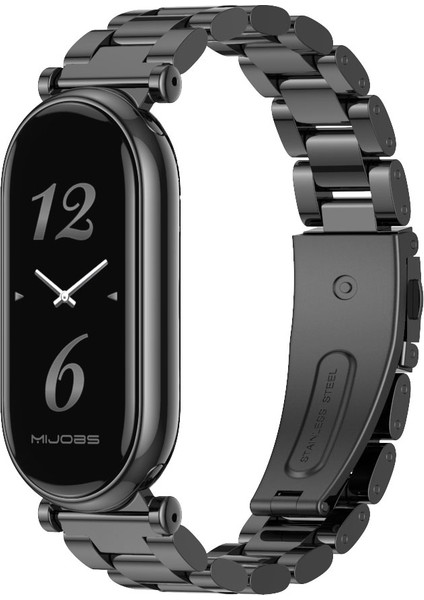 Xiaomi Mi Band 8 İçin Gt4 Üç Boncuklu Metal Kayış (Yurt Dışından)