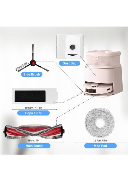 Ecovacs Deebot T30 OMNI/T30 Pro Omni Robotlu Süpürge Için (Yurt Dışından)