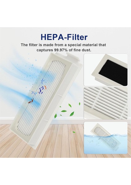 T20 Omni Robot Süpürge Yedek Parçaları Ana Yan Fırça Hepa Filtre Paspas Pedleri Toz Torbaları (Yurt Dışından) indirimleri