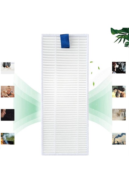 Tefal Rowenta Explorer Için Ana Yan Fırça Filtre Mop Bezi 20 40 50 75 RG7687/RR7687WH Seri Kuvvet Süpürme X3 Vakum (Yurt Dışından)