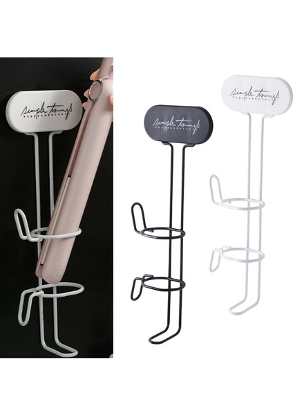 Beyaz Stil Duvara Monteli Saç Düzleştirici Depolama Rafı Saç Kurutma Makinesi Tutucu Askı Saç Maşası Tutucu Saç Maşası Rafı Saç Kurutma Makinesi Rafı (Yurt Dışından) fiyatları