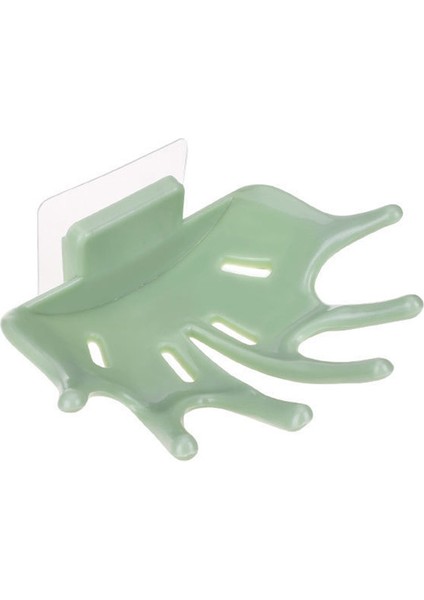 Yeşil Stil Yumruk Yok Sabun Kutusu Banyo Tahliyesi Sabun Tutucu Banyo Duvar Askılığı (Yurt Dışından)