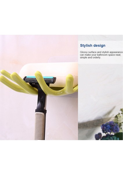 Yeşil Stil Yumruk Yok Sabun Kutusu Banyo Tahliyesi Sabun Tutucu Banyo Duvar Askılığı (Yurt Dışından) indirimleri